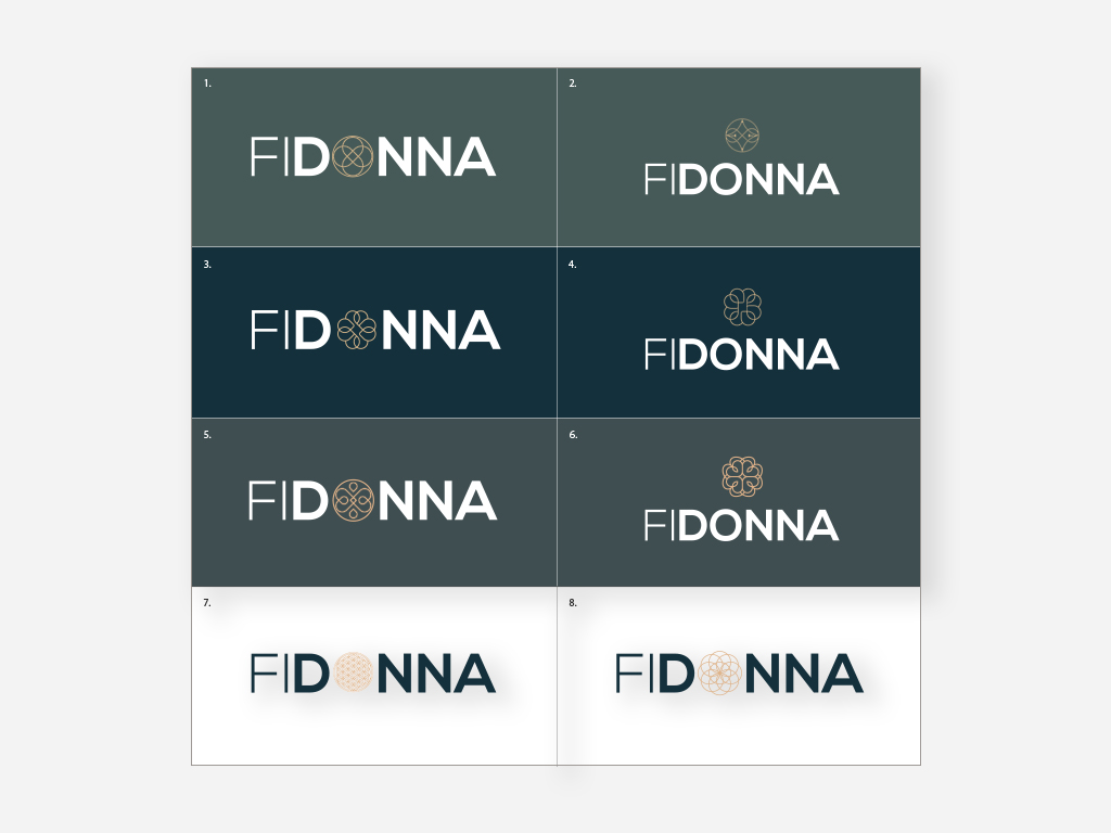 Logo voorstellen Fidonna | 2xCeed