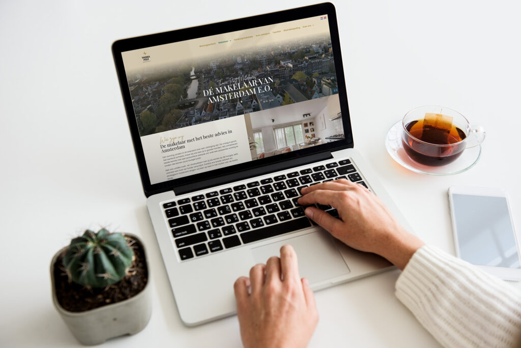 Website ontwerp Makelaar Amsterdam | 2xCeed Marketeers on Demand