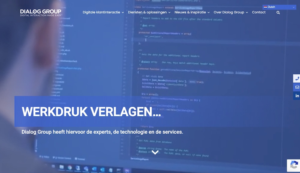 Dialog Group website | 2xCeed sales, marketing & IT