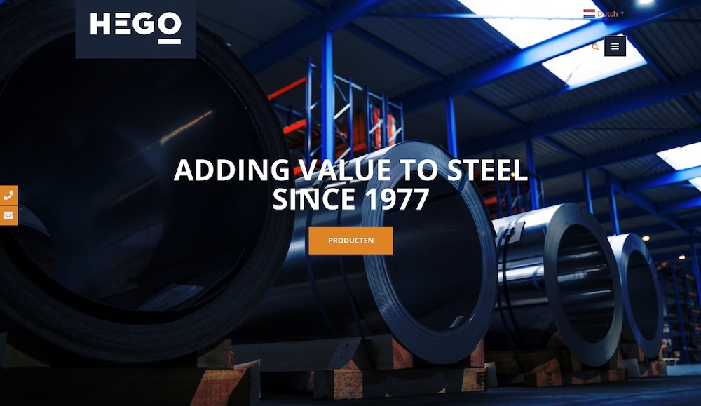 HEGO website | 2xCeed sales, marketing & IT