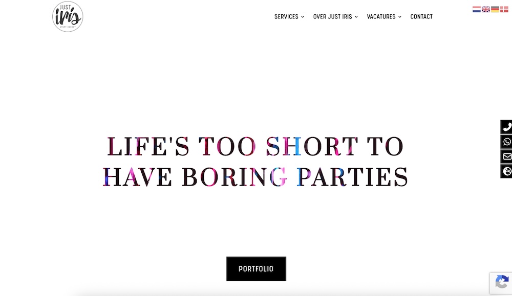 Just Iris website Locatie78 website IMFO website | 2xCeed sales, marketing & IT