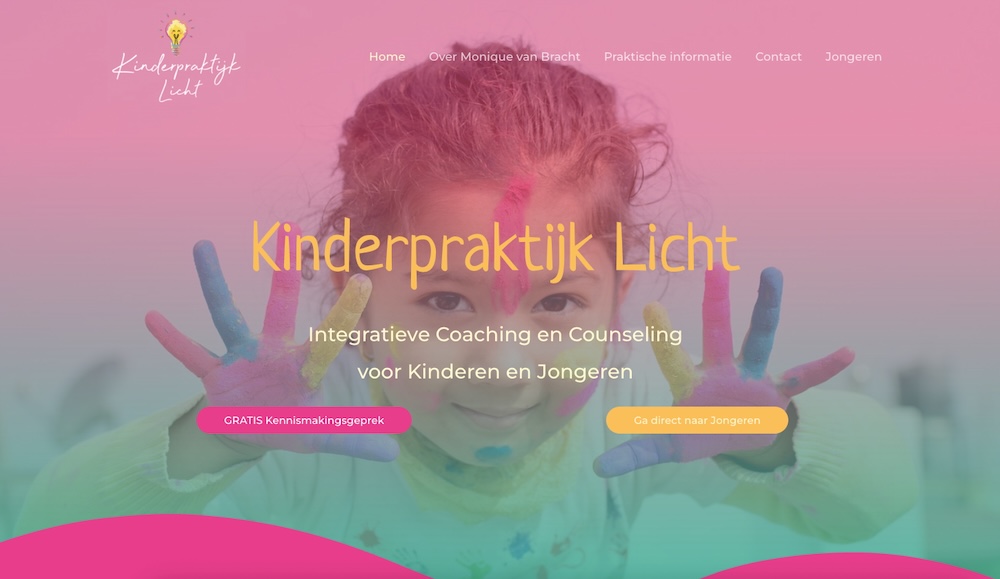 Kinderpraktijk Licht website | 2xCeed sales, marketing & IT